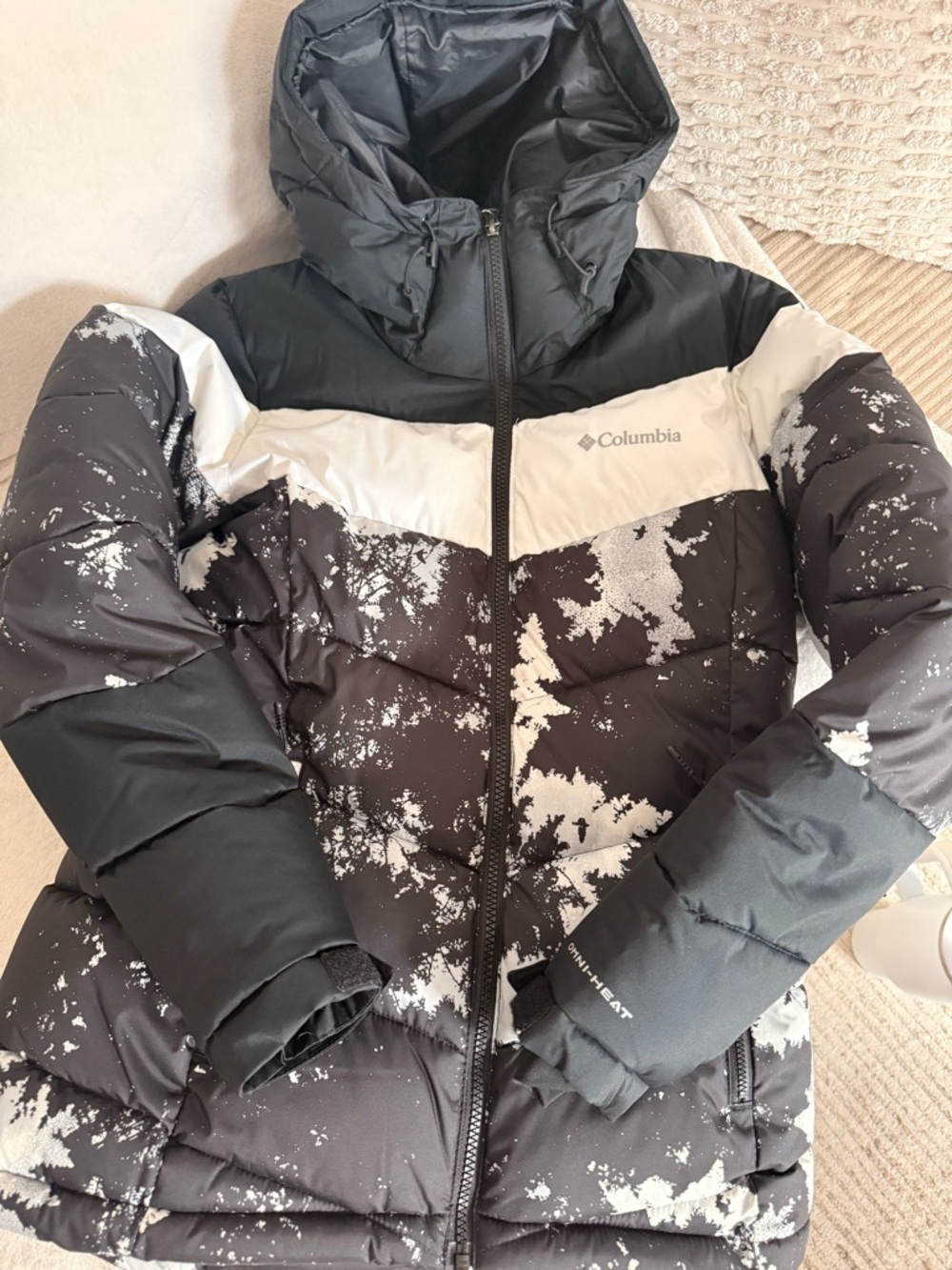 Columbia Black Quilted Lined Jacket